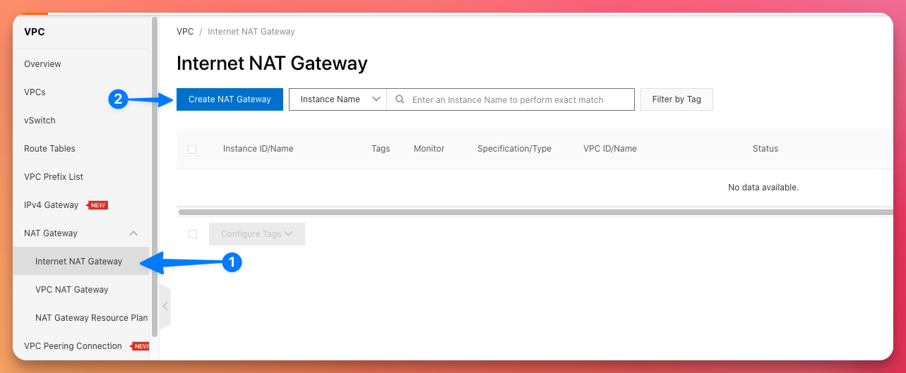 A Guide to Creating and Managing a VPC NAT Gateway on Alibaba Cloud